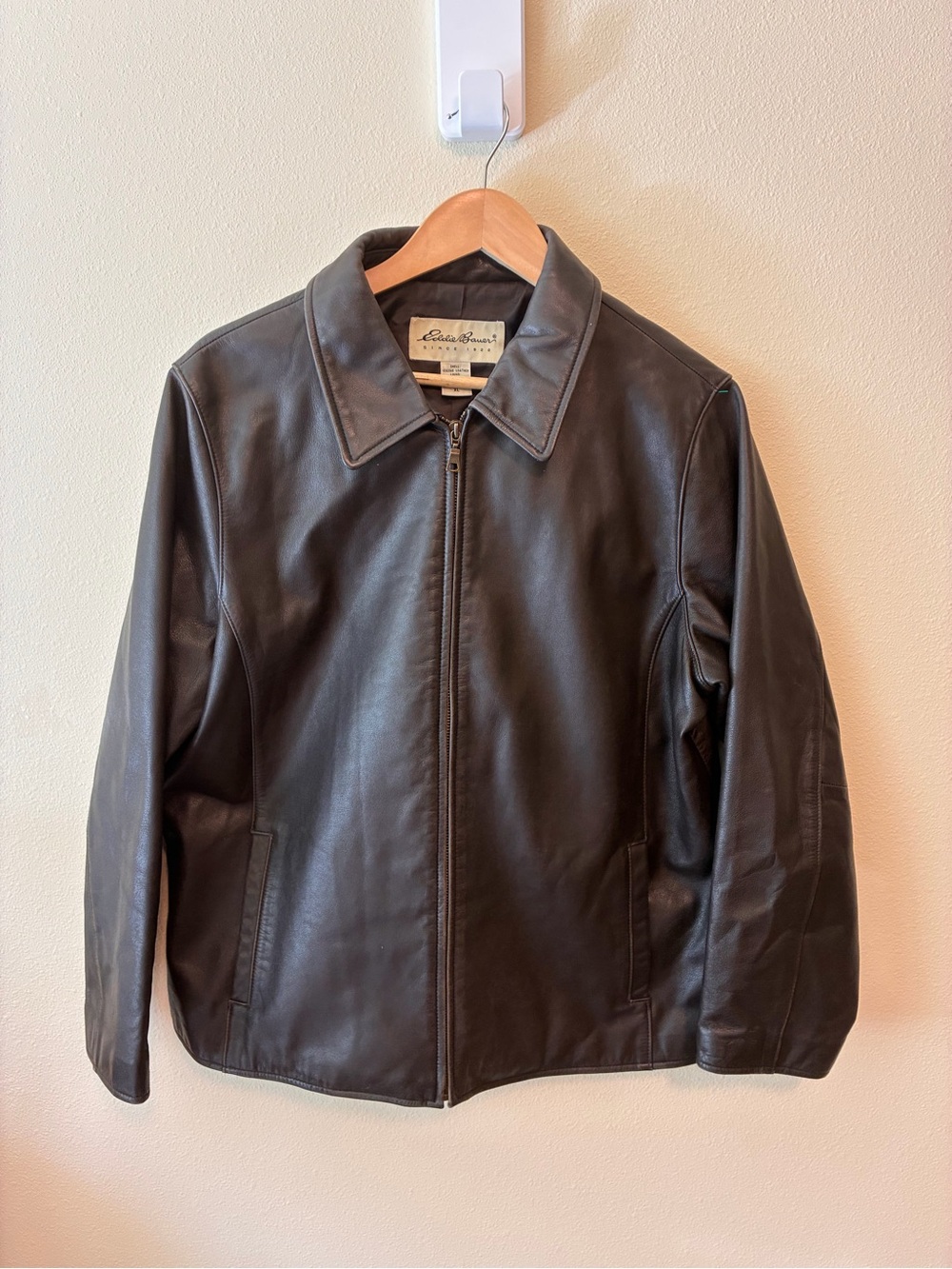 Eddie Bauer Y2k Leather Jacket